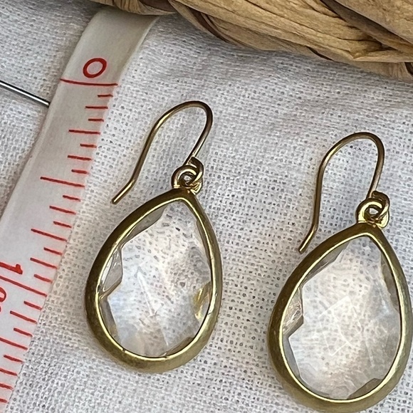 Set of two drop earrings that shine! - Picture 3 of 5